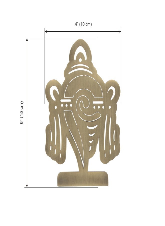 DEVDECOR Balaji Symbol Idol for Home, Office & Car | Lord Venkateswara Decorative Showpiece | Brings Positivity, Wealth & Good Luck | Small Spiritual Gift for Pooja, Dashboard, Desk - Image 4